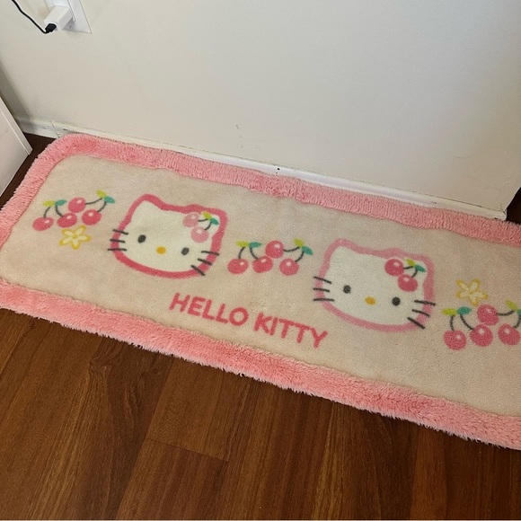 Hello Kitty Sanrio Pink Vintage Bathroom Mat Rug Decor - Picture 3 of 3
